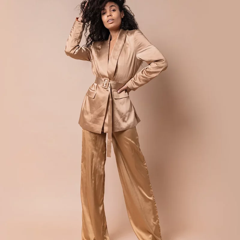 Satin suit